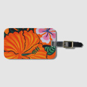 Tropisch bagagelabel (Voorkant (horizontaal))