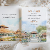 Tropisch Bali AYANA Resort Save the Date Kaart