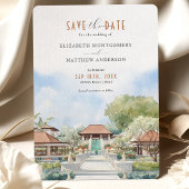 Tropisch Bali AYANA Resort Save the Date Kaart