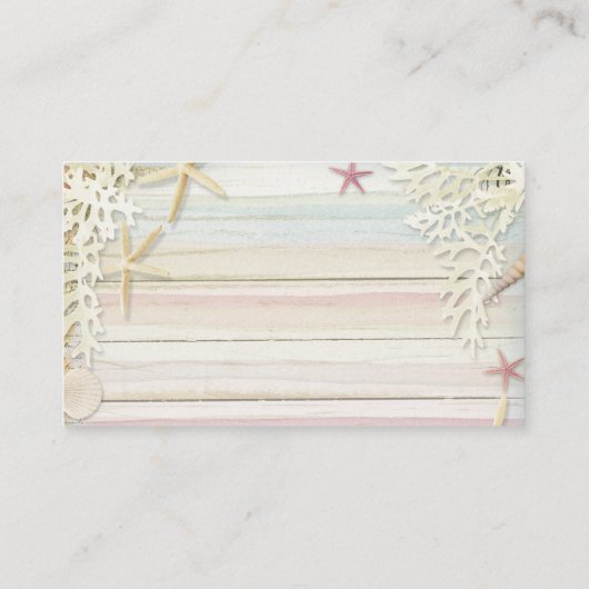 Tropisch balkkerriem Baby shower Diaper Raffle Informatiekaartje (Achterkant)