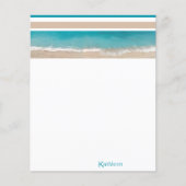 Tropisch balkmonogram, speciaal gepersonaliseerd p (Voorkant)