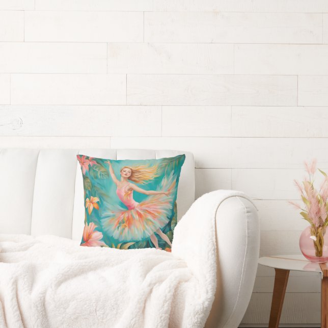 Tropisch Ballerina II kussen (Bank)