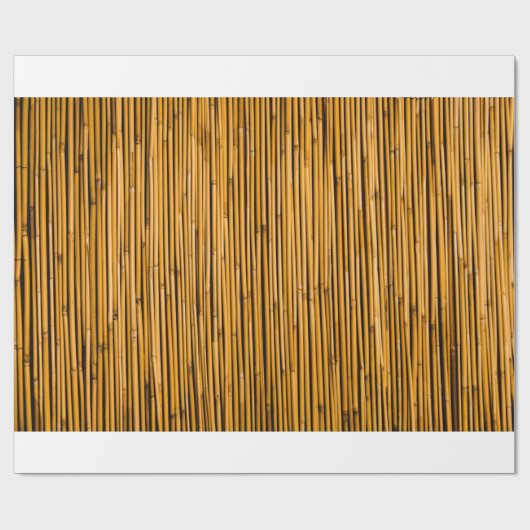 Tropisch Bamboe Achtergrond Tropisch eiland Blank Cadeaupapier (Vlak)