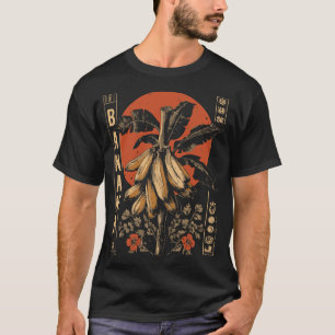 Tropisch  Banaan Plant Botanisch Ontwerp T-shirt