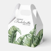 Tropisch Banana Leaf Bachelorette Bedankdoosjes (Achterkant)