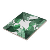 Tropisch Banana Leaf Print Ceramic Photo Tile Tegeltje (Zijkant)