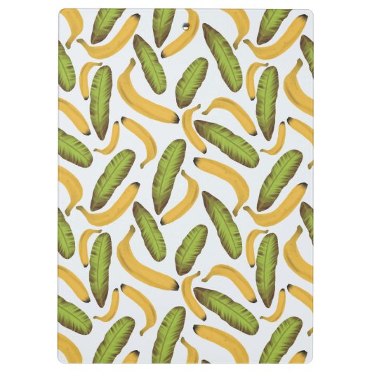 Tropisch bananenbladmonogram klembord (Achterkant)
