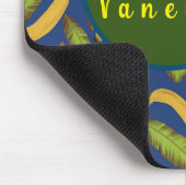 Tropisch bananenblauw-bladmonogram muismat (Hoek)