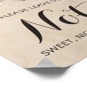 Tropisch batchgepersonaliseerd huwelijk poster (Hoek)