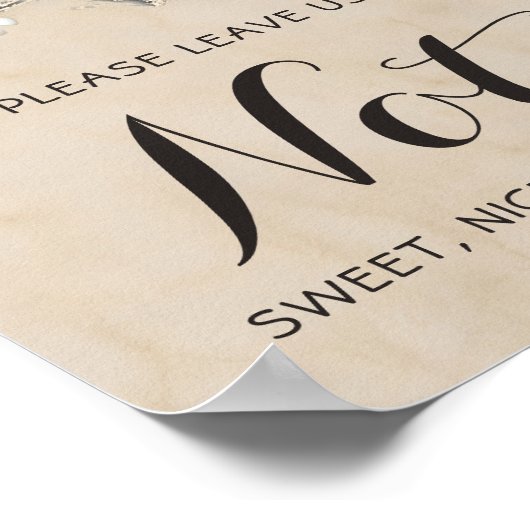 Tropisch batchgepersonaliseerd huwelijk poster (Hoek)