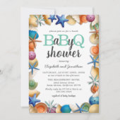 Tropisch BBQ-Baby shower Kaart (Voorkant)