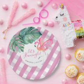 Tropisch BBQ Baby shower Waterverf Bord papier (Feest)