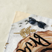 Tropisch Beach Bachelorette Weekend Beach Towel Strandlaken (In situ)