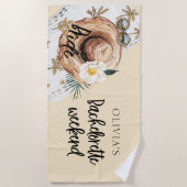 Tropisch Beach Bachelorette Weekend Beach Towel Strandlaken (Voorkant)