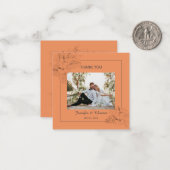 Tropisch Beach Boho Summer Dank je kaart Notitiekaartje (Voorkant / Achterkant in situ)