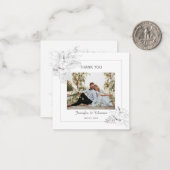 Tropisch Beach Boho Summer Dank je kaart Notitiekaartje (Voorkant / Achterkant in situ)