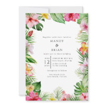 Tropisch Beach Photo Wedding