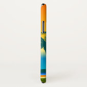 Tropisch Beach Sunset iPhone X Telefoon Case (Achterkant / rechts)