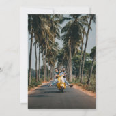 Tropisch bedankt voor je kaart met foto (Achterkant)