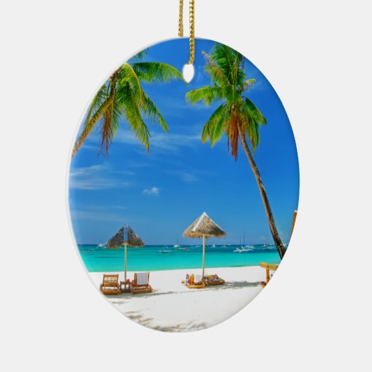 TROPISCH BEELD WENS U HIER HET AANGEPASTE BRIEFKAA KERAMISCH ORNAMENT (Rechts)