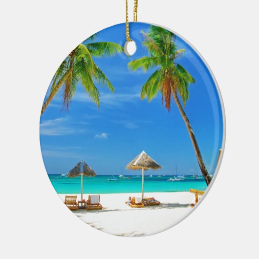 TROPISCH BEELD WENS U HIER HET AANGEPASTE BRIEFKAA KERAMISCH ORNAMENT (Links)