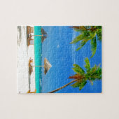 TROPISCH BEELD WENS U HIER HET AANGEPASTE BRIEFKAA LEGPUZZEL (Horizontaal)