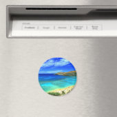 TROPISCH BEELD WENS U HIER HET AANGEPASTE BRIEFKAA MAGNEET (Insitu (Vaatwasser))