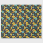 Tropisch  behangpatroon cadeaupapier (Vlak)