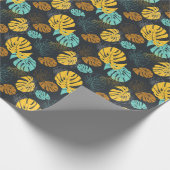 Tropisch  behangpatroon cadeaupapier (Hoek)
