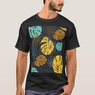 Tropisch behangpatroon t-shirt