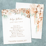Tropisch beige en muntflyer flyer<br><div class="desc">elegante schoonheidssalon flyer</div>