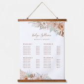 Tropisch beige munt prijslijst hangend tapijt hangend wandkleed (Voorkant)