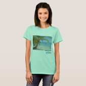 Tropisch Belize Beach Caribisch Zee Zeegezicht T-shirt (Voorkant volledig)