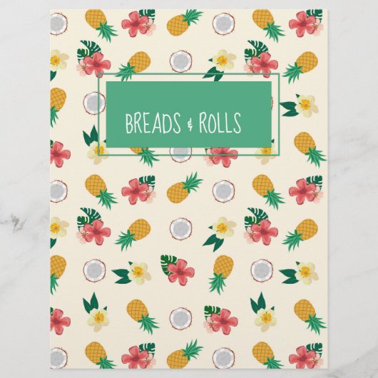 Tropisch bergingsmiddel/index (Voorkant)