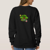 tropisch berglandschap trui (Achterkant)