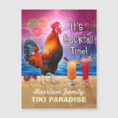 Tropisch beukenstaart Funny Rooster Chicken (Voorkant)