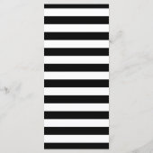 Tropisch blad & ananas elegant trouwmenu menu (Achterkant)