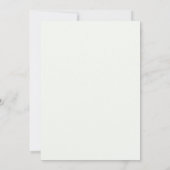 Tropisch blad Aqua Eucalyptus Bruiloft Kaart (Achterkant)