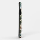Tropisch blad botanische en gepersonaliseerde naam Case-Mate iPhone case (Achterkant/rechts)