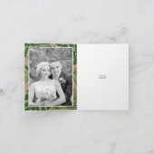 Tropisch blad bruiloft bedankt (Binnen)