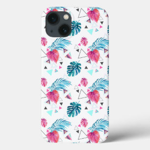 Tropisch blad driehoek patroon Case-Mate iPhone case