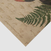 Tropisch blad en toekan-ephemera tissuepapier (Detail)
