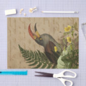 Tropisch blad en toekan-ephemera tissuepapier (Craft)