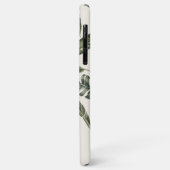 Tropisch blad gepersonaliseerd initiaal Case-Mate iPhone case (Achterkant/links)