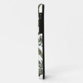 Tropisch blad gepersonaliseerde naamsstatus Case-Mate iPhone case (Achterkant/links)