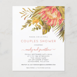 Tropisch blad koppel douche uitnodiging goedkoop