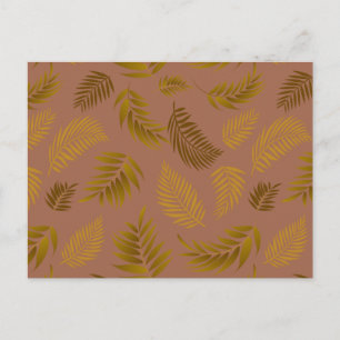 Tropisch Blad Patroon 15 Briefkaart
