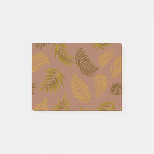 Tropisch Blad Patroon 15 Post-it® Notes (Voorkant)