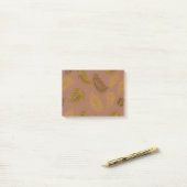 Tropisch Blad Patroon 15 Post-it® Notes (Op bureau)