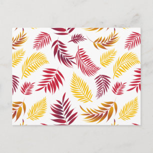Tropisch Blad Patroon 20 Briefkaart